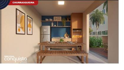 Conquista Paulista Residence / Apt com 2 quartos e laser completo