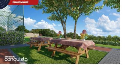 Conquista Paulista Residence / Apt com 2 quartos e laser completo