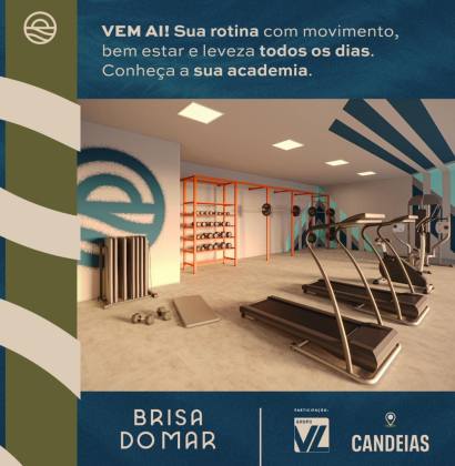 Brisa do mar | Apartamento 2 quartos com suíte em Candeias