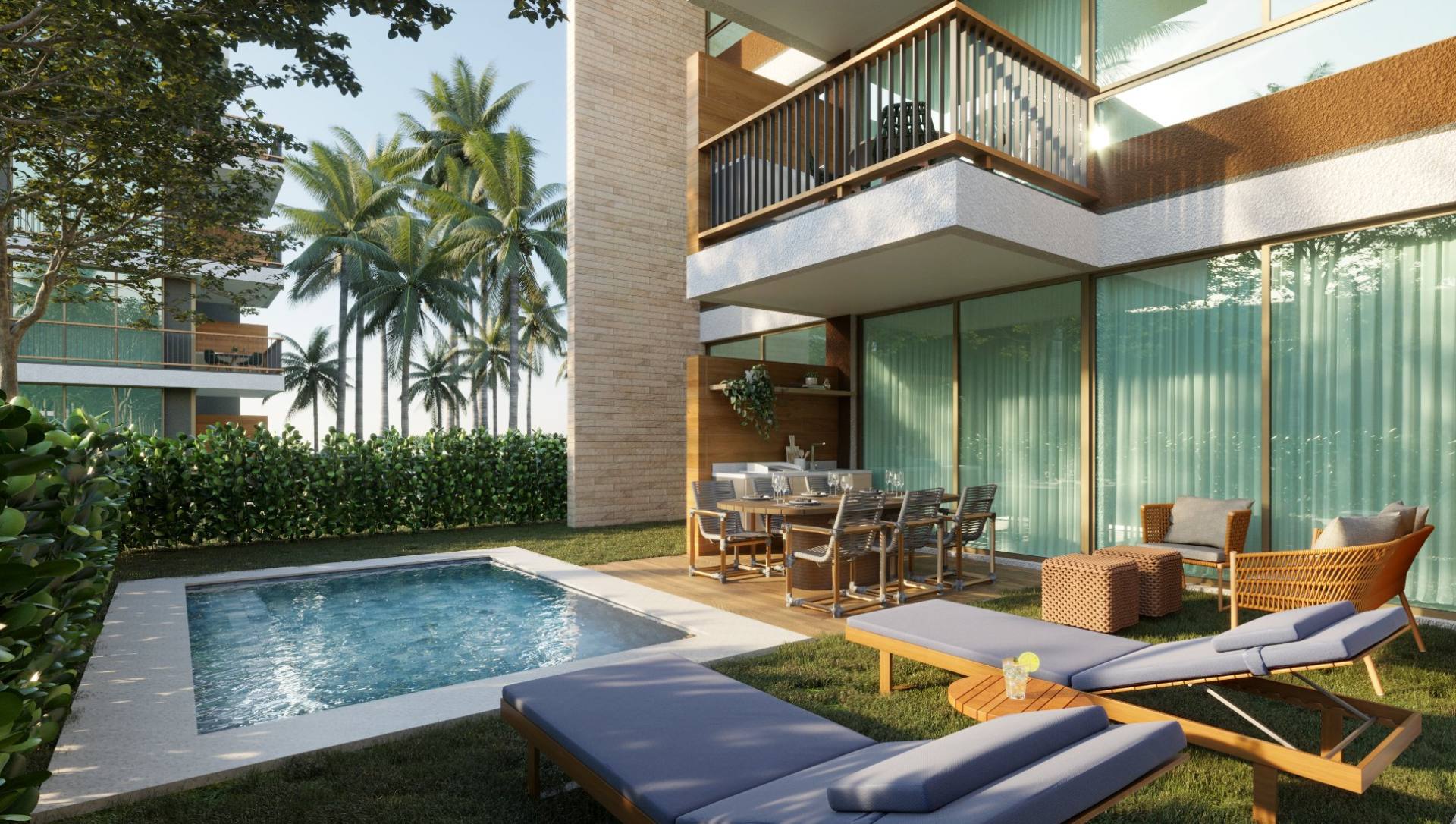 Beach Class Manguinhos | Casa com 5 suítes em Carneiros