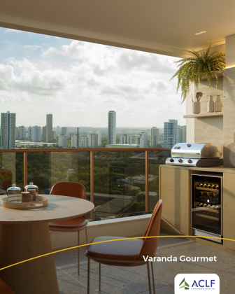 Ilha do Retiro Boulevard l Apartamento de 3 Quartos com Varanda Gourmet