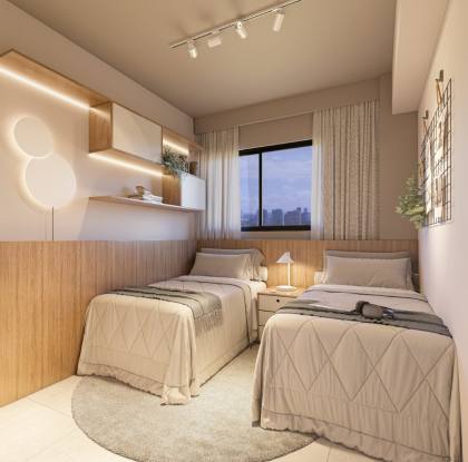 MOOD AURORA | Apartamento com 2 quartos 1 suítes -  Avenida Cruz Cabugá
