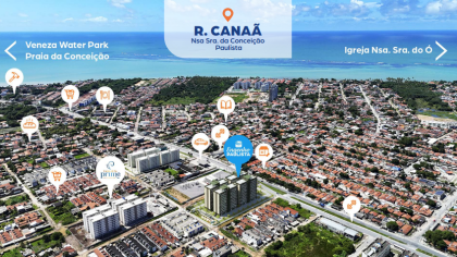 Engenho Paulista - 2 quartos / Vista para praia