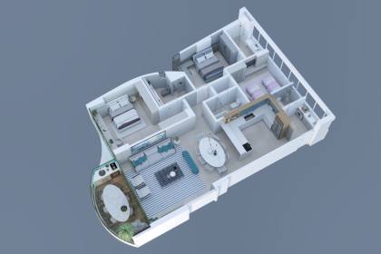 Apartamento 3 suítes, varanda, 2 vagas | MIRAGE