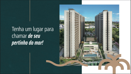 Parque dos Coqueiros - apartamento com 2 quartos próximo à praia