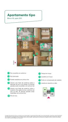Pontal de Maracaípe - Apartamento 2 Quartos