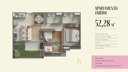 Pátio Horí - Apartamentos com 2 quartos/suíte