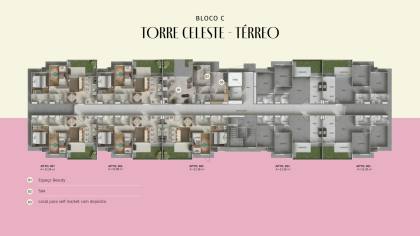 Pátio Horí - Apartamentos com 2 quartos/suíte