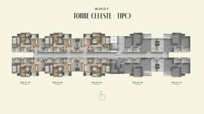 Pátio Horí - Apartamentos com 2 quartos/suíte