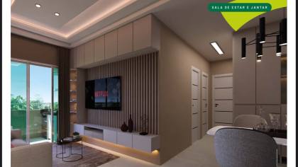 Bela Vista Living - Apartamento com 2 e 3 quartos com suíte em Paulista - Pe