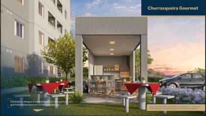 Bandeirantes - Apartamento com 2 quartos com condomínio clube