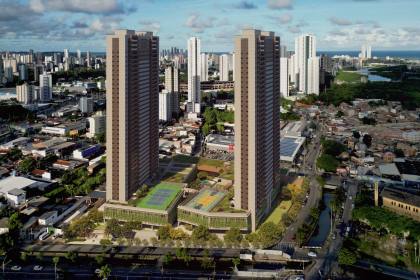 Ilha do Retiro Boulevard -  apartamento de 3 quartos no coração do Recife