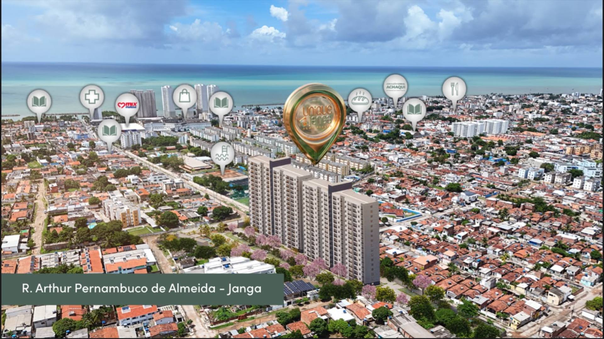 UNIQUE JANGA | APARTAMENTOS 2 QUARTOS COM VARANDA E LAZER COMPLETO