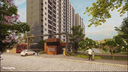 Unique Janga Home Resort - Apartamento com 2 dormitórios e varanda a poucos metros da praia