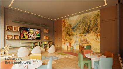 Unique Janga Home Resort - Apartamento com 2 dormitórios e varanda a poucos metros da praia