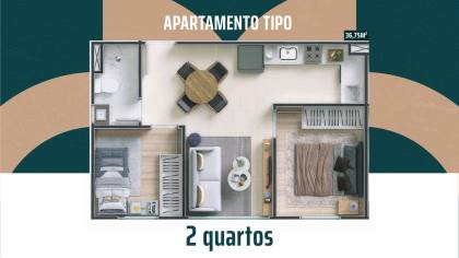 Parque dos Coqueiros - Apartamento 2 Quartos / Paulista-PE