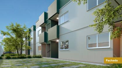 Residencial Village - Condomínio fechado 2 quartos