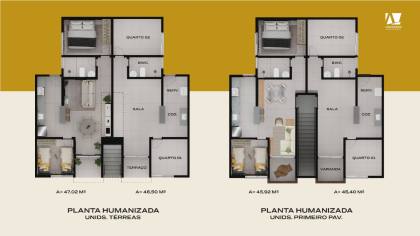 Residencial Village - Condomínio fechado 2 quartos
