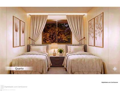 2 quartos com varanda e lazer completo