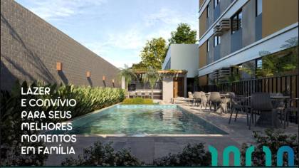 Apartamento com 2 dormitórios em Olinda - rooftop com vista panorâmica para o mar