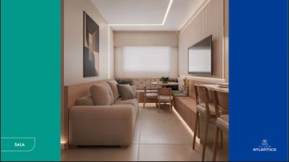 Apartamento com 2 dormitórios em Olinda - rooftop com vista panorâmica para o mar