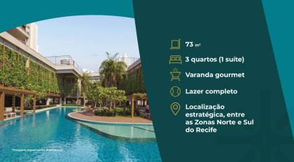 ILHA DO RETIRO BOULEVARD - APARTAMENTOS 3 QUARTOS