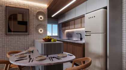 Pátio Vivare / Apartamentos de 2 quartos com suíte em Boa Viagem