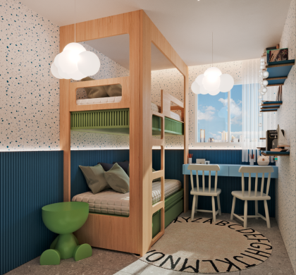 Pátio Vivare / Apartamentos de 2 quartos com suíte em Boa Viagem