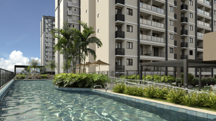 Pátio Vivare / Apartamentos de 2 quartos com suíte em Boa Viagem
