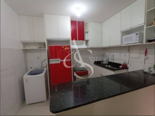 Condomínio Aruba Village - Apartamento Quarto e Sala Mobiliado a 300m da Praia em Stella Maris