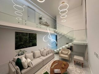 Mansão de Luxo no Alphaville Litoral Norte 1 – 5 Suítes, Piscina e Acabamento Exclusivo