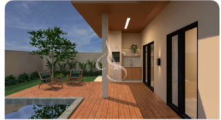 Casa Térrea 3 Suítes Piscina Privativa - Reserva Naturaville I, Abrantes - R$ 770.000