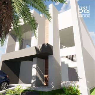 Casa Alto Padrão 4 Quartos no Terras Alphaville Camaçari com Piscina