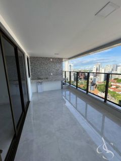 Apartamento novo 3 suítes, 117 m², nascente, andar alto – Caminho das Árvores