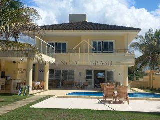 EXCEPCIONAL CASA DUPLEX À BEIRA-MAR EM VILAS DO ATLÂNTICO – 6 SUÍTES, PÉ NA AREIA, VISTA DESLUMBRANTE!