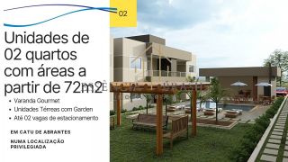 Moderno e Sofisticado; belíssimo 2/4 com 2suites mais charmoso da região, A 50m da Estrada do Côco