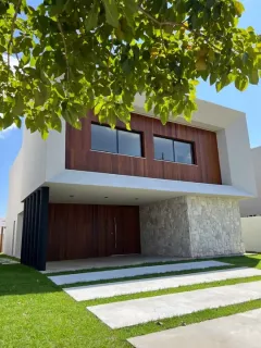 Casa 4/4 Alphaville Litoral Norte 2-Requinte e Sofisticação- Incomparável