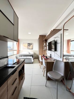 STUDIO | 26M² | MOBILIADO | BARRA