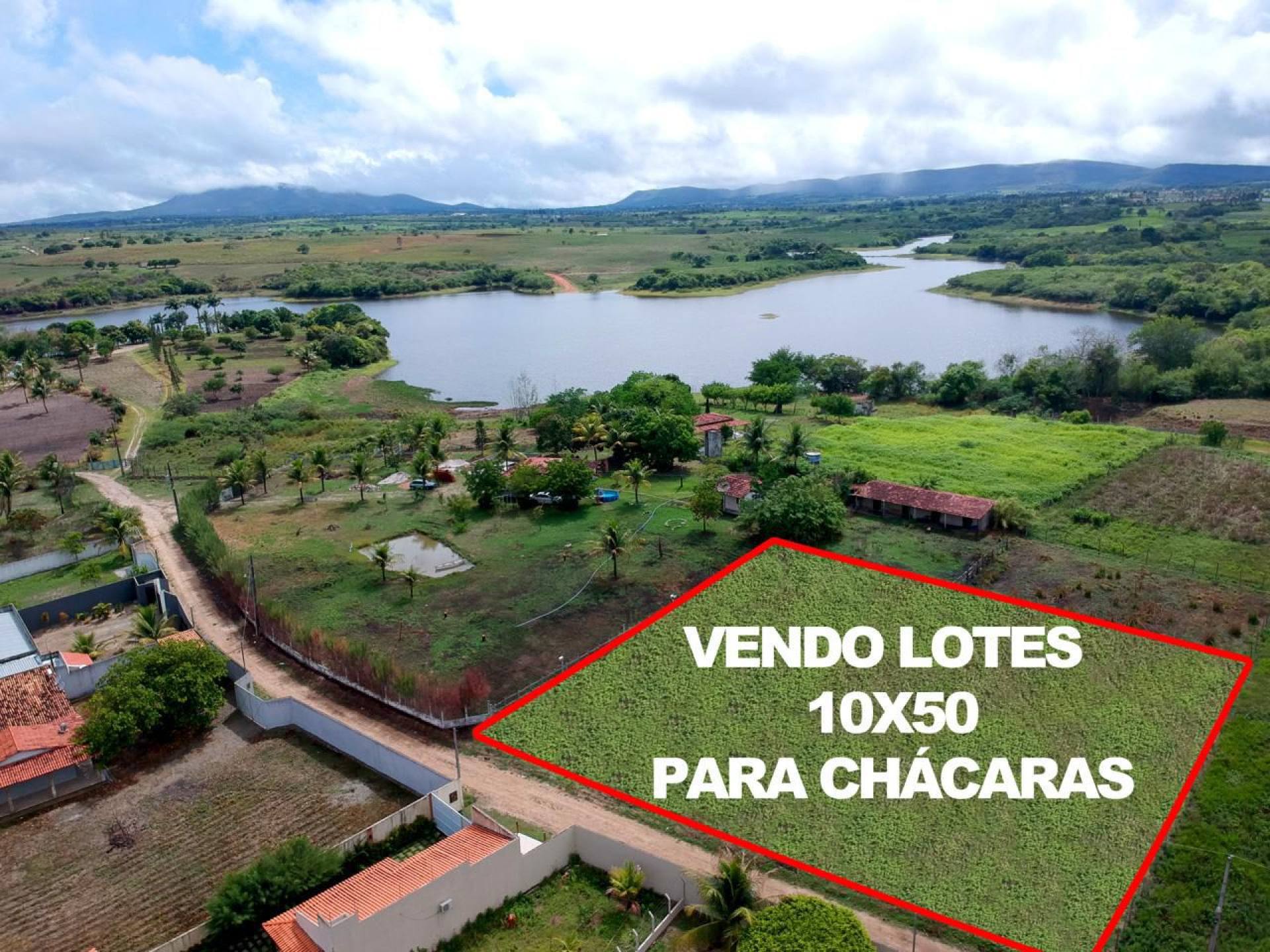 Vendo lotes para Chácara na Barragem Cajaíba