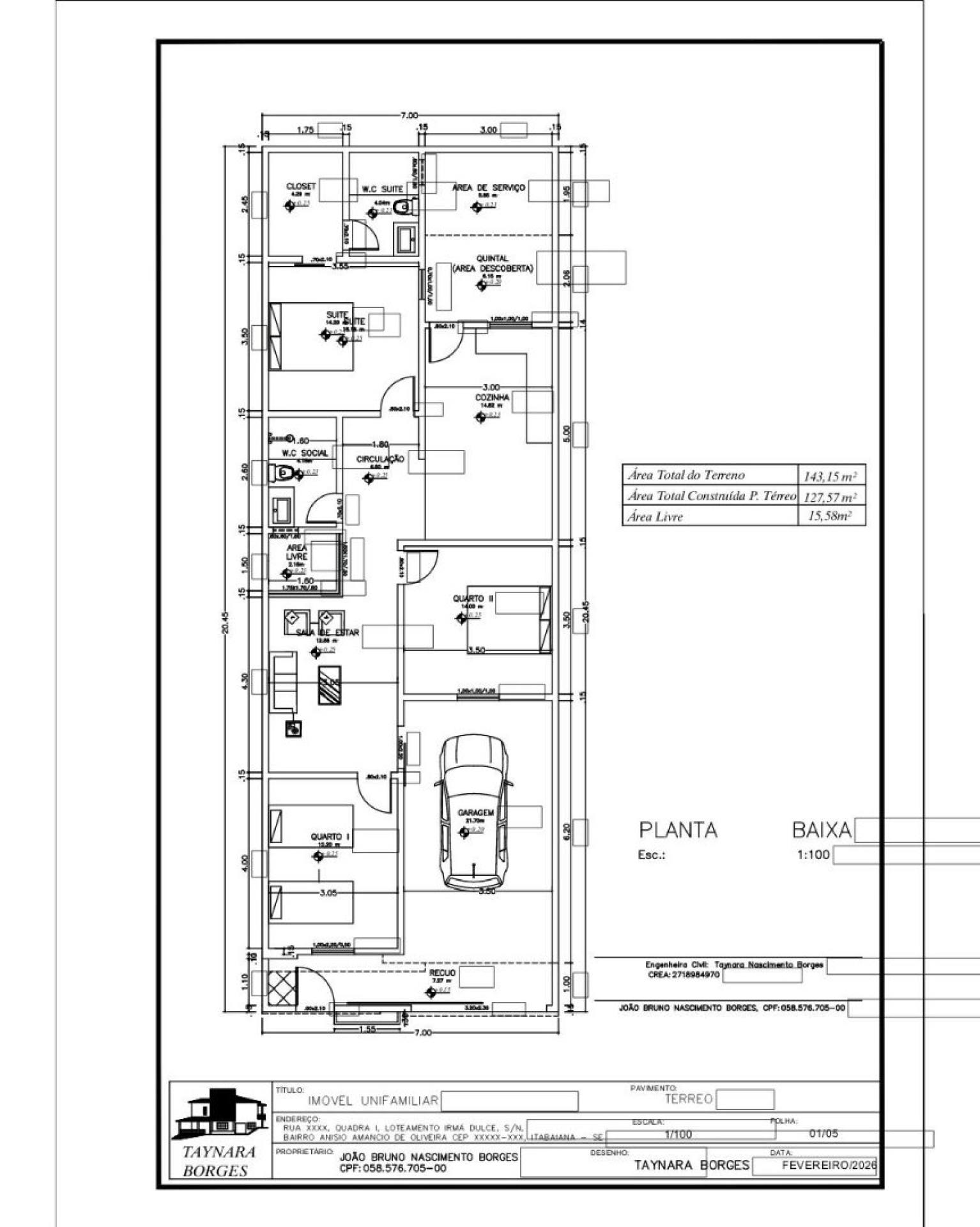 Vende-se casa no Anísio Amâncio - Itabaiana/SE