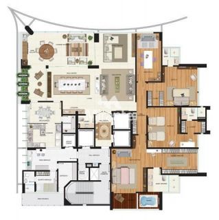 Apartamento Para Alugar com 4 quartos 4 suítes no bairro Santa Mônica em Feira De Santana
