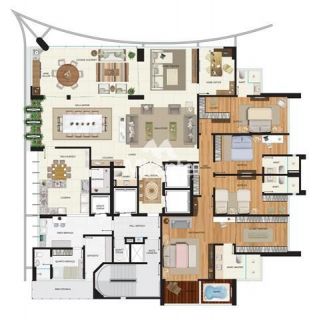Apartamento Para Alugar com 4 quartos 4 suítes no bairro Santa Mônica em Feira De Santana