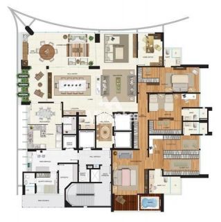 Apartamento Para Alugar com 4 quartos 4 suítes no bairro Santa Mônica em Feira De Santana