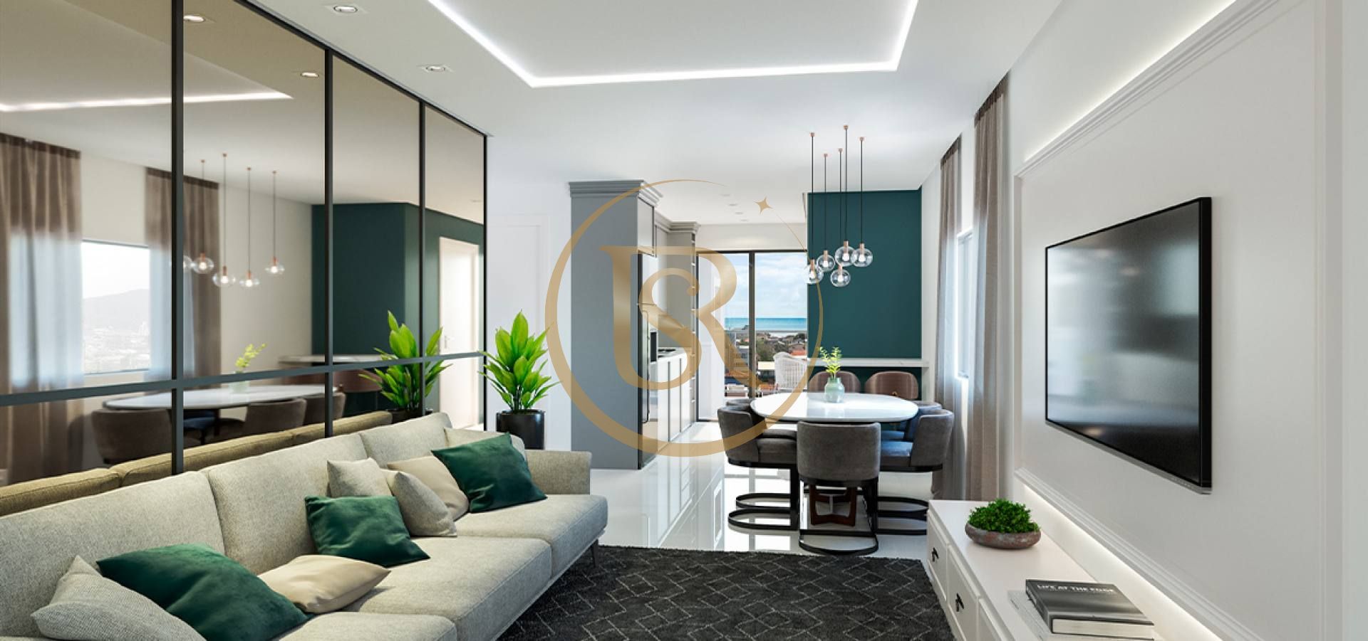 Apartamento com 01 suíte + 01 demi suíte