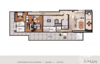 Apartamento Vista Mar Permanente no Itacolomi em Balneário Piçarras