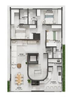 Cobertura com Vista Mar Permanente em Balneário Piçarras