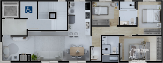 Apartamento co 3 Dormitórios no itacolomi em Balneário Piçarras
