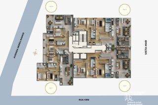 Apartamento com 3 suítes Quadra Mar em Balneário Piçarras