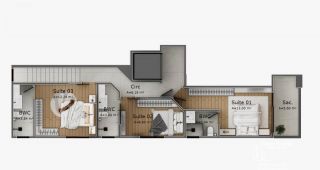 Cobertura Duplex com 3 suítes no Itacolomi em Balneário Piçarras