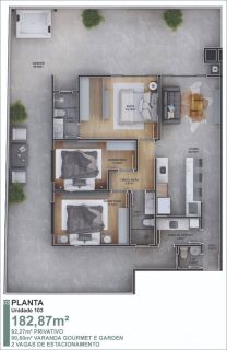 Apartamento Para Vender com 3 quartos Itacolomi em Balneário Piçarras